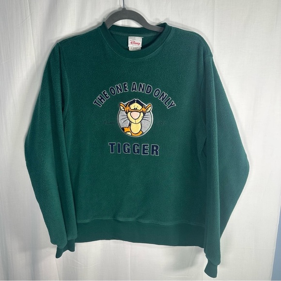 Disney store merchandise Tigger fleece sweatshirt vintage 90’s Winnie the Pooh - Picture 6 of 12